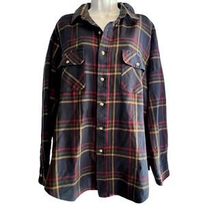 Vintage Northwest Territory Flannel Shirt Jacket | Plaid | XL